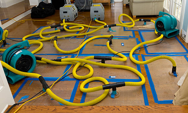 Professional Basement Flood Cleanup technician working in Moberly, MO